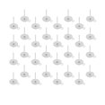 thumbnail image 3 of 100 Pcs Stainless Steel Pad Pierced Post Earring Pin Post with Loop Flat Round Blank Peg Ear Stud Components for DIY Ear, 3 of 7