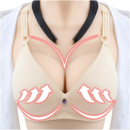 

Tuscom Women s Wireless Bra Full Cup Bras for Women No Underwire Push Up Shaping Wire Free Everyday Bra