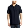 Nautica Men's Navy Short Sleeve Solid Deck Polo Shirt, Large