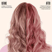 oVertone Daily Color Depositing Conditioner 8oz Temporary Hair Dye Conditioner, Shea Butter & Coconut Oil Moisturizing Vegan & Cruelty-Free, For All Hair Types & Color-Treated Hair, Cotton Candy Pink