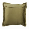 thumbnail image 3 of The HomeCentric Cushion Covers Decorative Pillow Covers Pack of 2 20x20 inch (50x50 cm) Green Velvet Throw Pillow Covers Handmade Pillow Covers Solid Color Pillow Covers - Sage Green Crystal Palace, 3 of 3