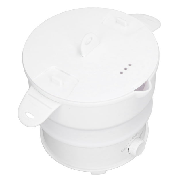 Foldable Electric Hot Pot Cooker, Multifunctional 1.2L Wide Application Stainless Steel Base Folding Electric Cooker For Rice For Dormitory US Plug 110V,EU Plug 220V,UK Plug 220V