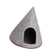 thumbnail image 1 of Nido de gato de fieltro, nido de mascotas semi cerrado, casa de cuevas semi -semienclosa triangular transpirable, acogedora cama de carpa para mascota, 1 of 9