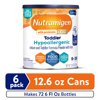 Nutramigen Hypoallergenic Powder Toddler Formula, Colic Relief from Cow's Milk Allergy Starts in 24H, 12.6 Oz Can, 6 Count