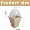 thumbnail image 3 of THHEIC 6 or 10PCS Biodegradable Seeding Starter Pots, 3.1 Inch Plant Nursery Pots with Humidity Dome, Peat Pots for Seedlings Vegetable Flower Germination, 3 of 4
