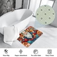 thumbnail image 3 of the God of Wealth Polyester Non-Slip Machine Washable Bath Rugs Office Mat Floor Mats, 3 of 6