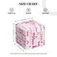thumbnail image 4 of Fotbe Breast Cancer Ribbons Awareness Porta Pañuelos Decorativo de Cuero, Caja Cuadrada Moderna para Pañuelos Faciales, Organizador y Dispensador 5x5x5'', 4 of 7