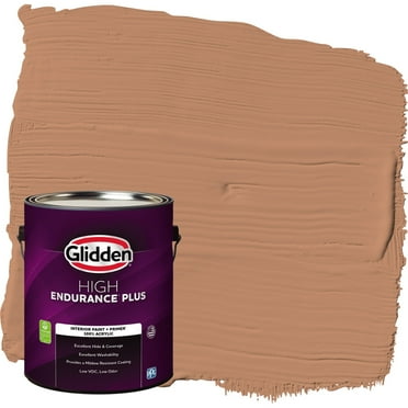 Glidden HEP Interior Paint & Primer Honey Graham / Orange, Eggshell, 1 Gallon