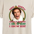 thumbnail image 3 of ELF - Christmas Omg Santa I Know Him - Women's Oversized T-Shirt, 3 of 5