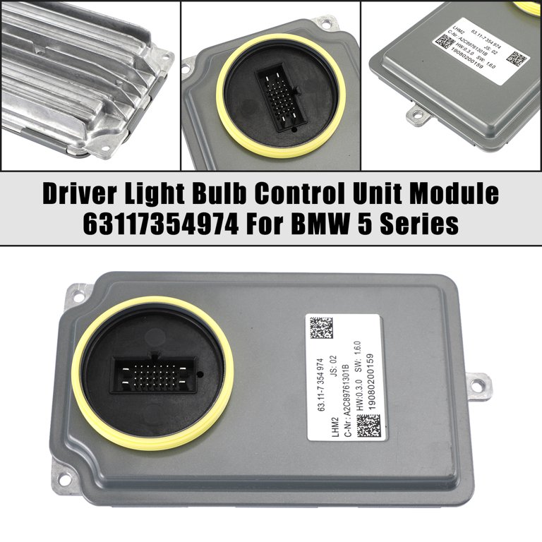 Driver Light Bulb Control Unit Module 63117354974 For BMW 5 Serie