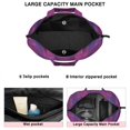 thumbnail image 3 of Pink Purple Checkered Pattern Travel Tote Bags for Women Carry On,Large Weekender Bags for Women Travel,Multi Functional Duffle Bag for Work,Shopping,Sports, 3 of 5