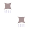 thumbnail image 3 of Kenally De Patio Estructura Simple Múltiples Opciones De Color Protege El Sol Y La Lluvia Cortina De Protección Solar 2*2m Caqui Una *madre de tu hermano 2Conjunto, 3 of 6