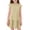 Beige#1, variant on Girls Summer Dress Simple Solid Color Short Sleeve Dress Casual Loose Comfortable Everyday Wear Outfit for Kids 3-15 Years(Gray,5-6 Years)