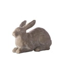 thumbnail image 5 of Urban Trends Terracotta Resting Rabbit Figurine, Distressed Gray Finish, Rustic Farmhouse Home Décor Accent, 5 of 7