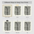 thumbnail image 5 of PixonSign Adhesive Canvas Print Wall Art Set - Black & White Matisse Drawing Poster Modern Art - Variety Geometric Collage Gallery Set of 9 Abstract Illustrations Wall Décor for Home - Unframed, 5 of 5