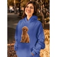 thumbnail image 2 of Sitting Maltese Dog Hoodie Women -SPIdeals Designs, Female 5X-Large, 2 of 4
