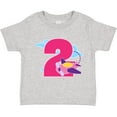 thumbnail image 3 of Inktastic 2nd Birthday Airplane Girls Pilot 2 Year Old Girls Toddler T-Shirt, 3 of 5
