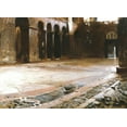 thumbnail image 2 of Sargent, John Singer 24x19 Gold Ornate Wood Framed with Double Matting Museum Art Print Titled - The Pavement of Saint Marks, 1898, 2 of 4