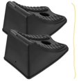 thumbnail image 2 of Car Wheel Chocks 2-Pack for Vehicle Safety Parking, Heavy-Duty RV Trailer Anti-Roll Wedge, 2 of 2