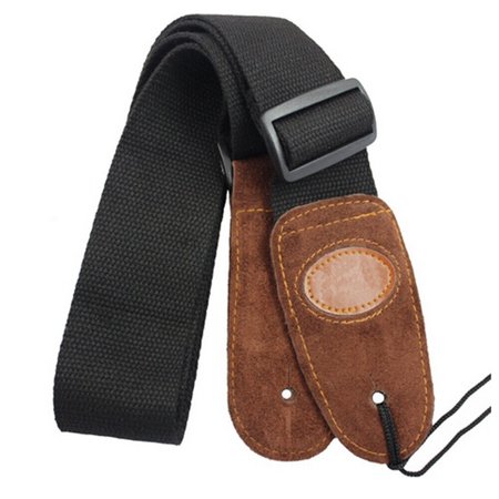 Adjustable Leather Ends Guitar Strap For Electric Acoustic Guitar Bass 5 Color USA