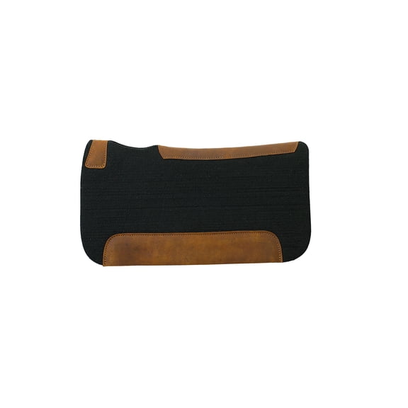 Weaver Leather Pony Contour Wool Pad 25 x 26 Black