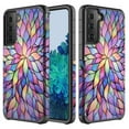 thumbnail image 2 of Galaxy S21 Plus Case with Screen Protector for Girls Women, Dual Layer Heavy Duty Protective Phone Cover Cases for Galaxy S21 Plus/S21+ - Rainbow, 2 of 5