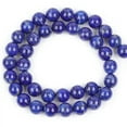 thumbnail image 2 of K-KED Natural Lapis Lazuli Gemstone Precious Round Beads For Jewellery Making 15"-12 mm, 2 of 6