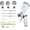 Blue, variant on HVLP Gravity Feed Air Professional Air Kits with 3 Nozzles 1.4/1.7/2mm Nozzle and 600cc Cups