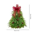 thumbnail image 2 of Foqnuq Handmade Christmas Tree Wreath for Front Door Decor | Holiday Wreath | Festive Wall Hanging | Durable & Beautiful Christmas Decoration, 2 of 2