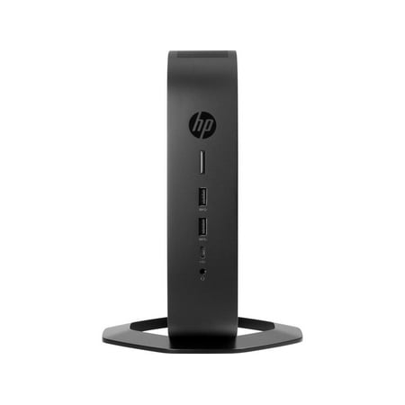 HP - t740 Thin Client Desktop - AMD Ryzen Embedded V1756B - 8 GB Memory - 64 GB Flash Storage - Black