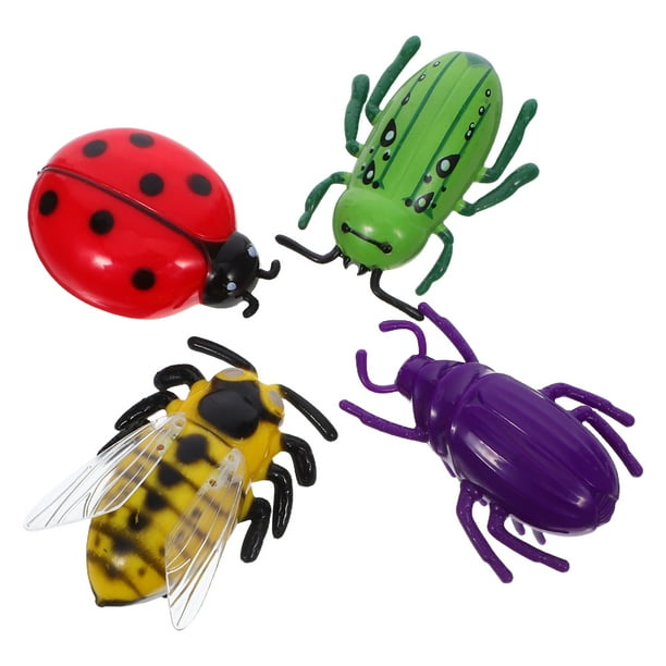 4 juguetes de simulación en movimiento, interactivos, para mascotas, eléctricos, con pilas de botón (estilo mixto)
