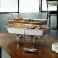 thumbnail image 2 of Chafing Dish Buffet Set Disposable | Buffet Servers and Warmers, Buffet Serving Kit | Includes Chafing Fuel, Wire Racks, Foil Pans Full Size, 9x13 Aluminum Pans Disposable, Serving Utensils| 36 Pieces, 2 of 8