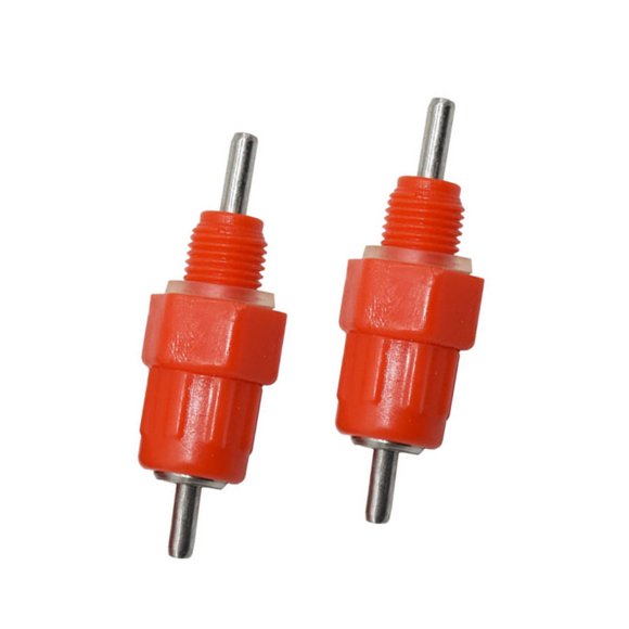 20 Pieces Automatic Chicken Water Feeder Duck Drinker Replacement Farm Yard Waterer Pet Nipple Connector Adapter Drinking Dispenser