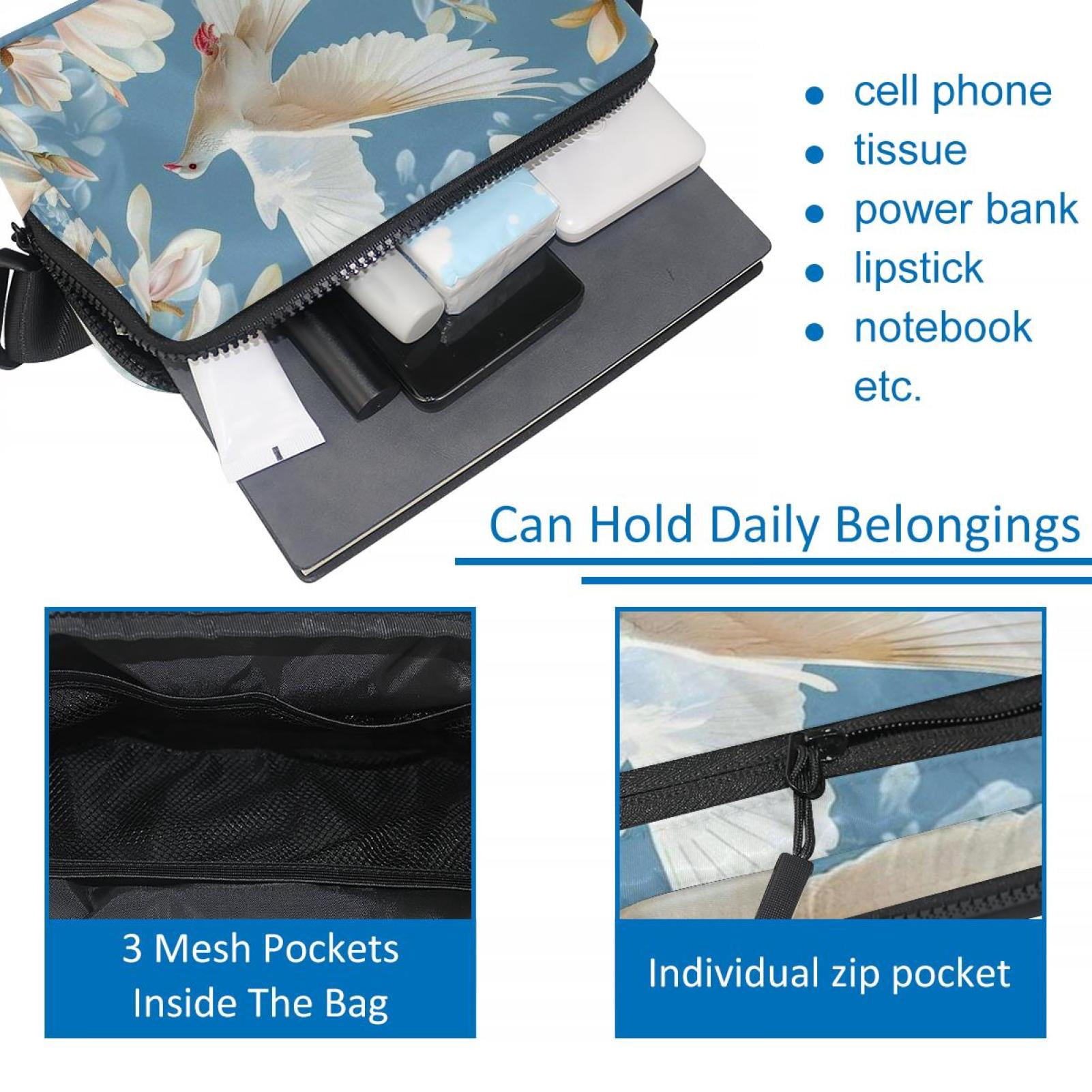 Pigeons Money Belt Waist Bag Fanny Pack - Lightweight Adjustable with Extension Strap Unisex