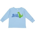 thumbnail image 3 of Inktastic Big Brother Green Dinosaur Boys Long Sleeve Toddler T-Shirt, 3 of 5