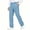 Pants-A417Light Blue, variant on Boys School Uniform Pants Elastic Waist Chino Trousers Straight Leg Bottoms Soft Breathable Pockets Preppy Back to School formal Wear