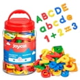 thumbnail image 1 of Juego de juguetes JoyCat con letras magnéticas y números del alfabeto, 78 piezas, 1 of 6