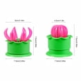 thumbnail image 2 of Ounissouiy Molde de bollo relleno, molde de aislamiento térmico, prensa Manual, fabricante de alimentos al vapor, herramienta de moldeado DIY para Cocina y Comedor Verde Pequeño, 2 of 6