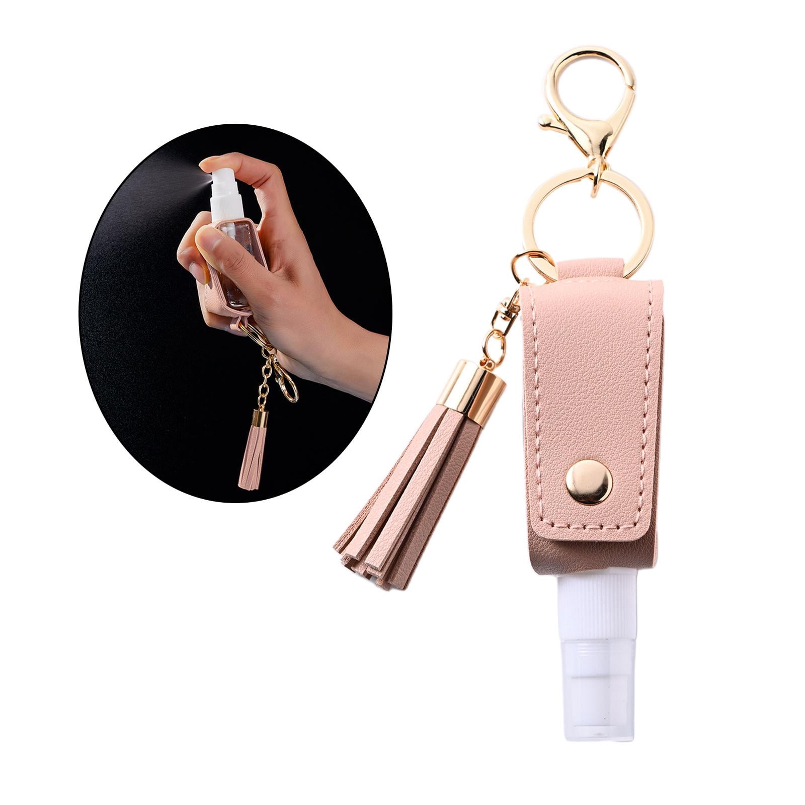 Gazechimp 6X 30ml Hand Washing Keychain Refillable Spray Bottle for Shampoo