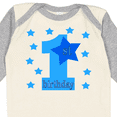 thumbnail image 4 of Inktastic 1st Birthday Boy Stars Boys Long Sleeve Baby Bodysuit, 4 of 5