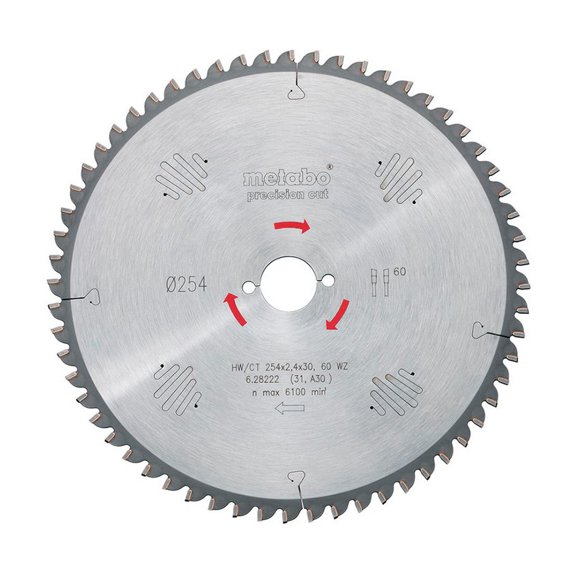 Disco Para Sierra Circular METABO 216X30 628041