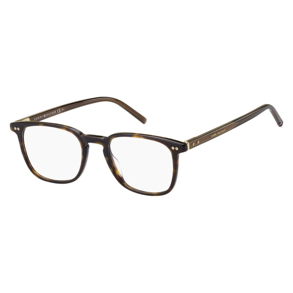 Tommy Hilfiger 1814 Full Rim Square Dark Havana Eyeglasses
