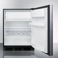 thumbnail image 3 of Summit Ct663bkbiif 24 Inches Wide 5.1 Cu. Ft. Panel Ready Compact Refrigerator Freezer Combo -, 3 of 4