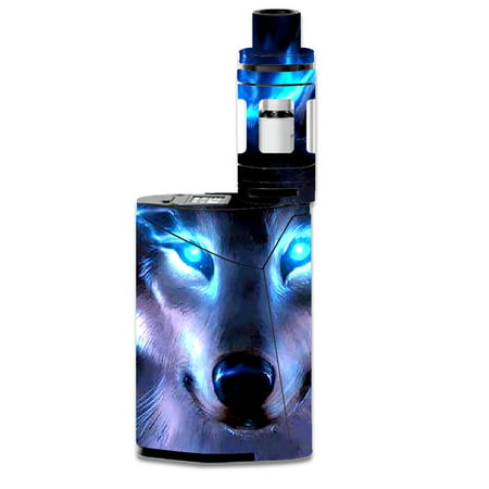 Skin Decal For Smok Gx350 Kit Vape Mod / Wolf Glowing Eyes (Best 18650s For Vaping)