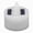 White2, variant on Replio Flameless Led Solar Tea Candle, Waterproof Outdoor Solar Candle, Reusable, Suitable for Halloween Indoor and Outdoor Use, Waterproof, Sparkling [Warm White Flash].40mah.