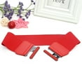 thumbnail image 3 of MEICHEN Leather Belt for Women Fashion Wide Waistband Elastic Stretch Dress Buckle Belt Red Women's Accessories Belt, 3 of 5