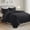 Floral Pattern Black, variant on IR Imperial Rooms 2Pc-Bedspread Microfiber Soft Floral Vintage Quilt Set Lightweight Twin Gray