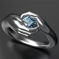 thumbnail image 2 of Fashion Jewelry Hand 925 Silver Rings Cubic Zircon for Women/Men Sz 6-10, 2 of 8
