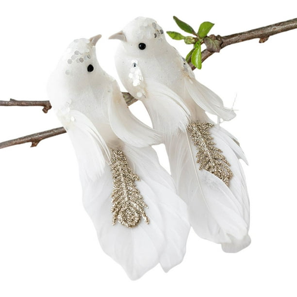 Simulación Pájaros Falsos Foam para El Pájaro Navidad Bodas en