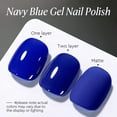 thumbnail image 2 of AZUREBEAUTY Dark Blue Gel Nail Polish 18ML – Royal Navy Blue High Gloss Opaque Soak Off UV/LED Gel Polish for Nail Art, DIY Manicure & Salon Use, 2 of 9